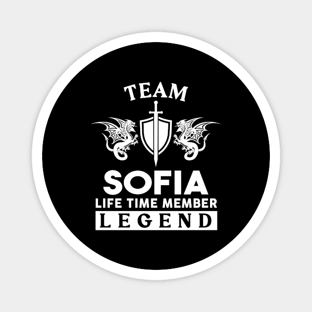 Sofia Name T Shirt - Sofia Life Time Member Legend Gift Item Tee Magnet by unendurableslemp118